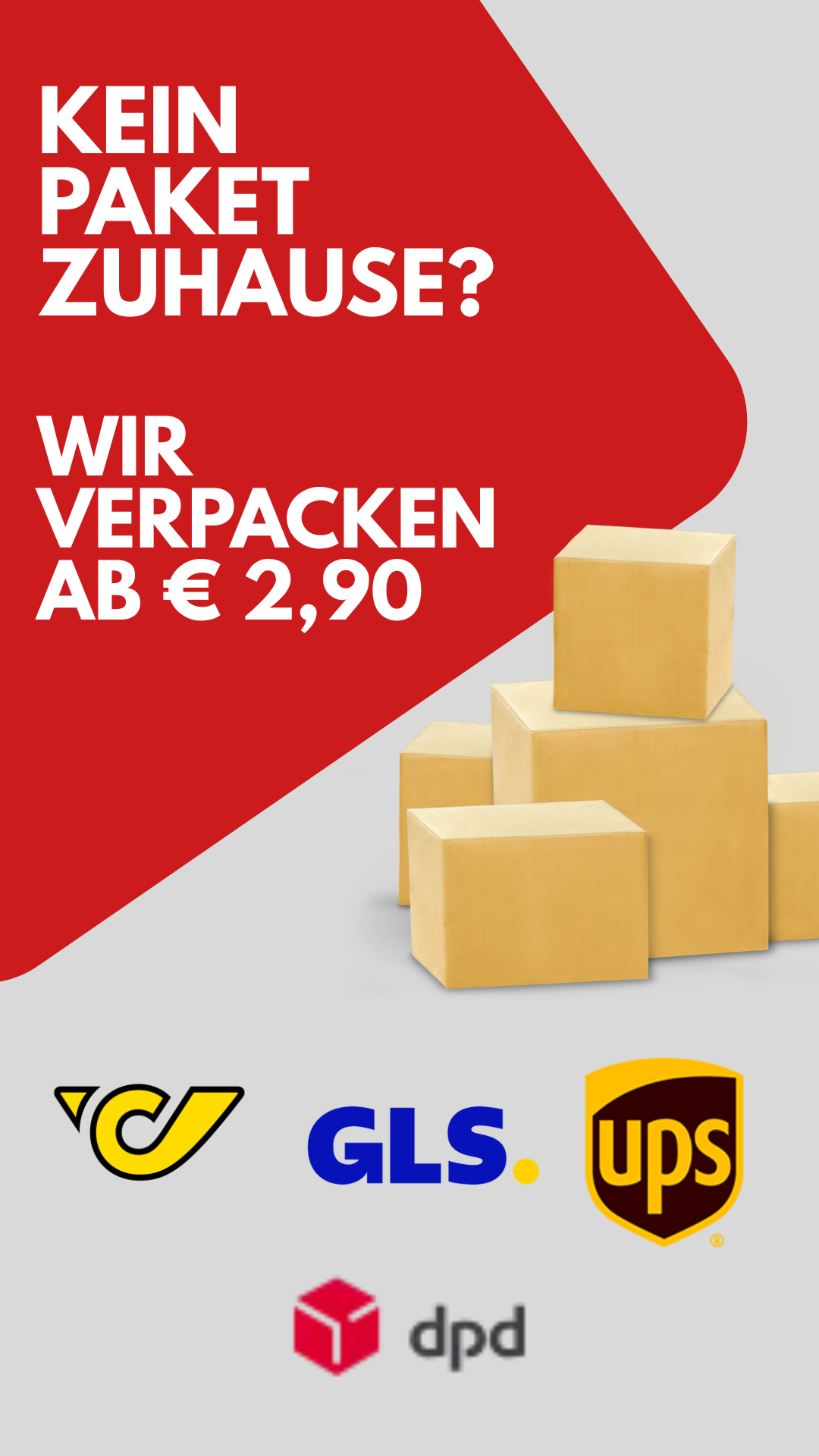 Instagram-Vorschau: Paketshop