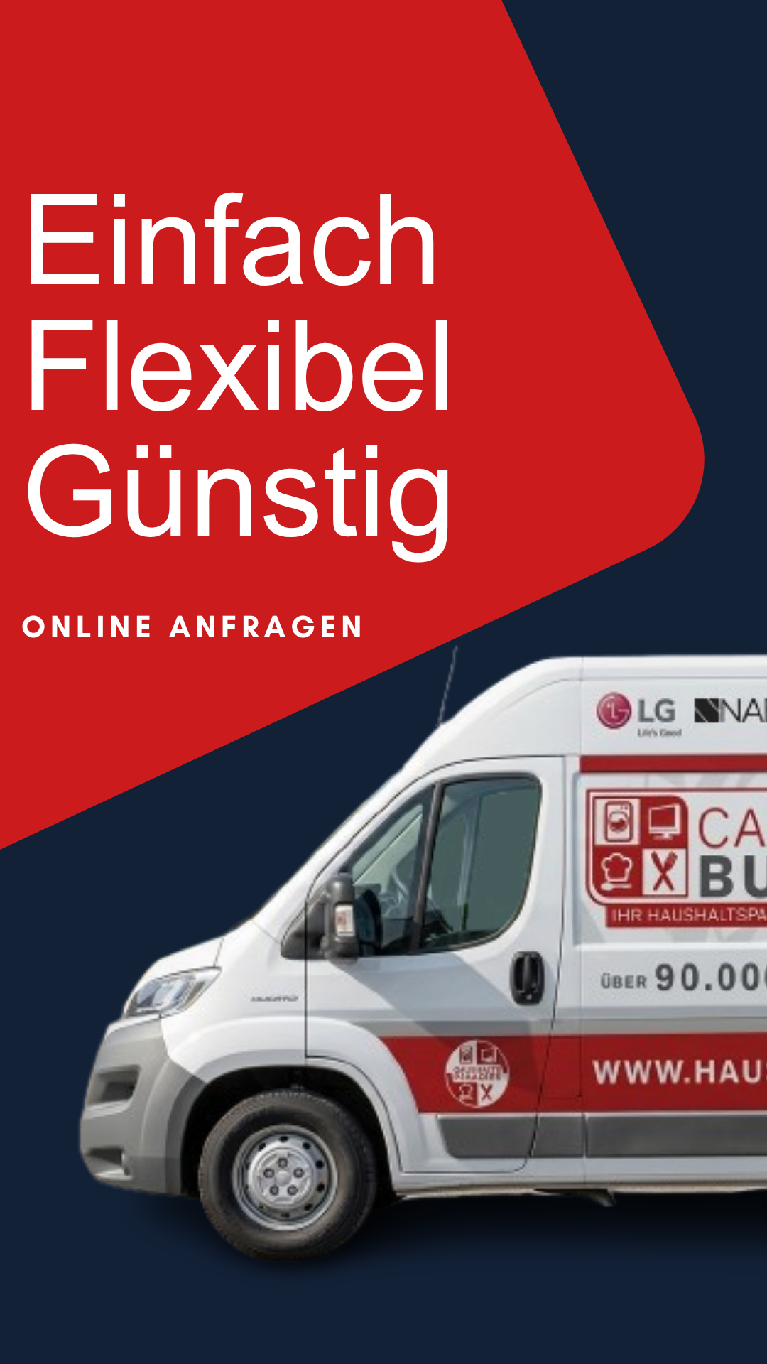 Instagram-Vorschau: Transportervermietung